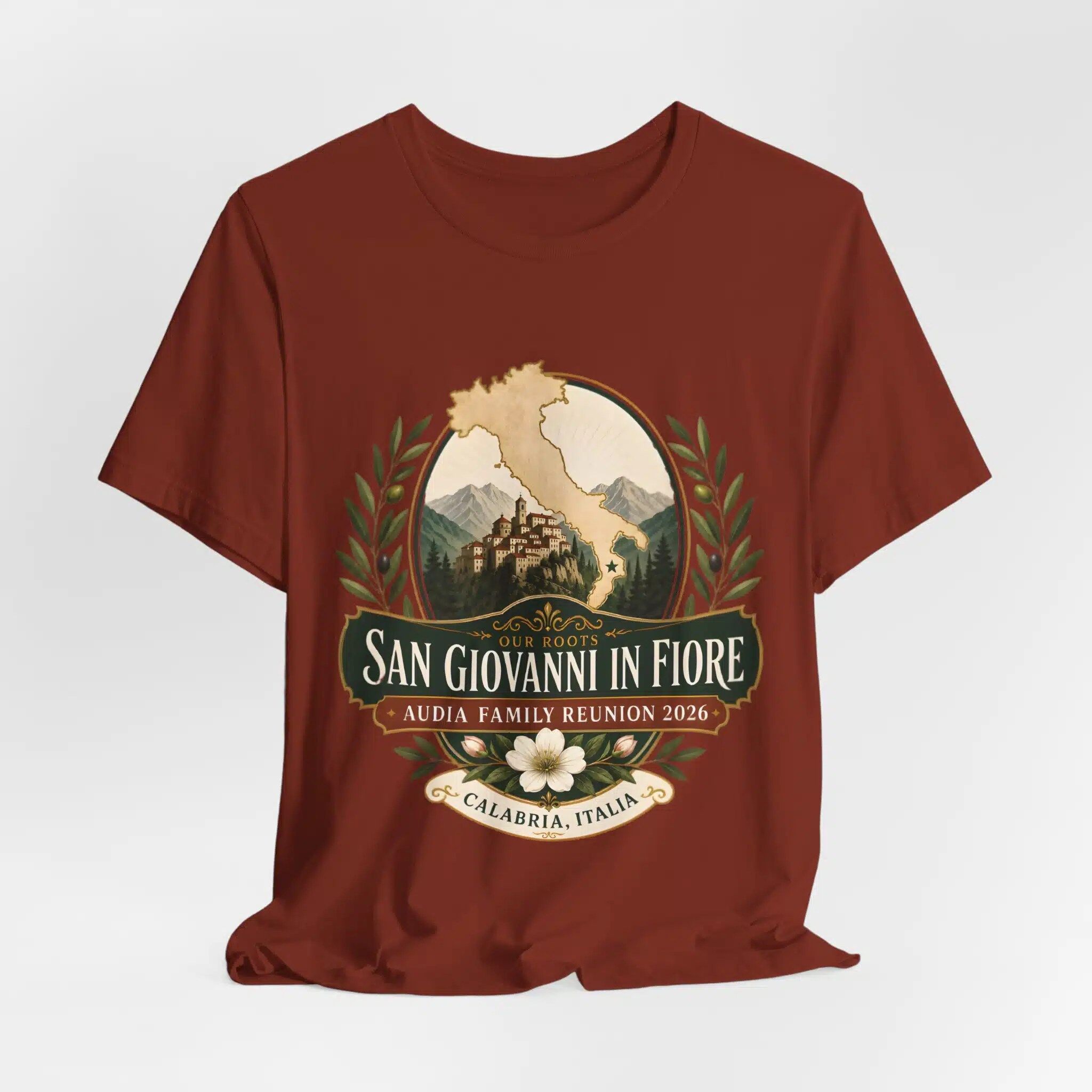 Audia Family Reunion T-Shirt - Calabria Heritage 2026 Souvenir - Image 4