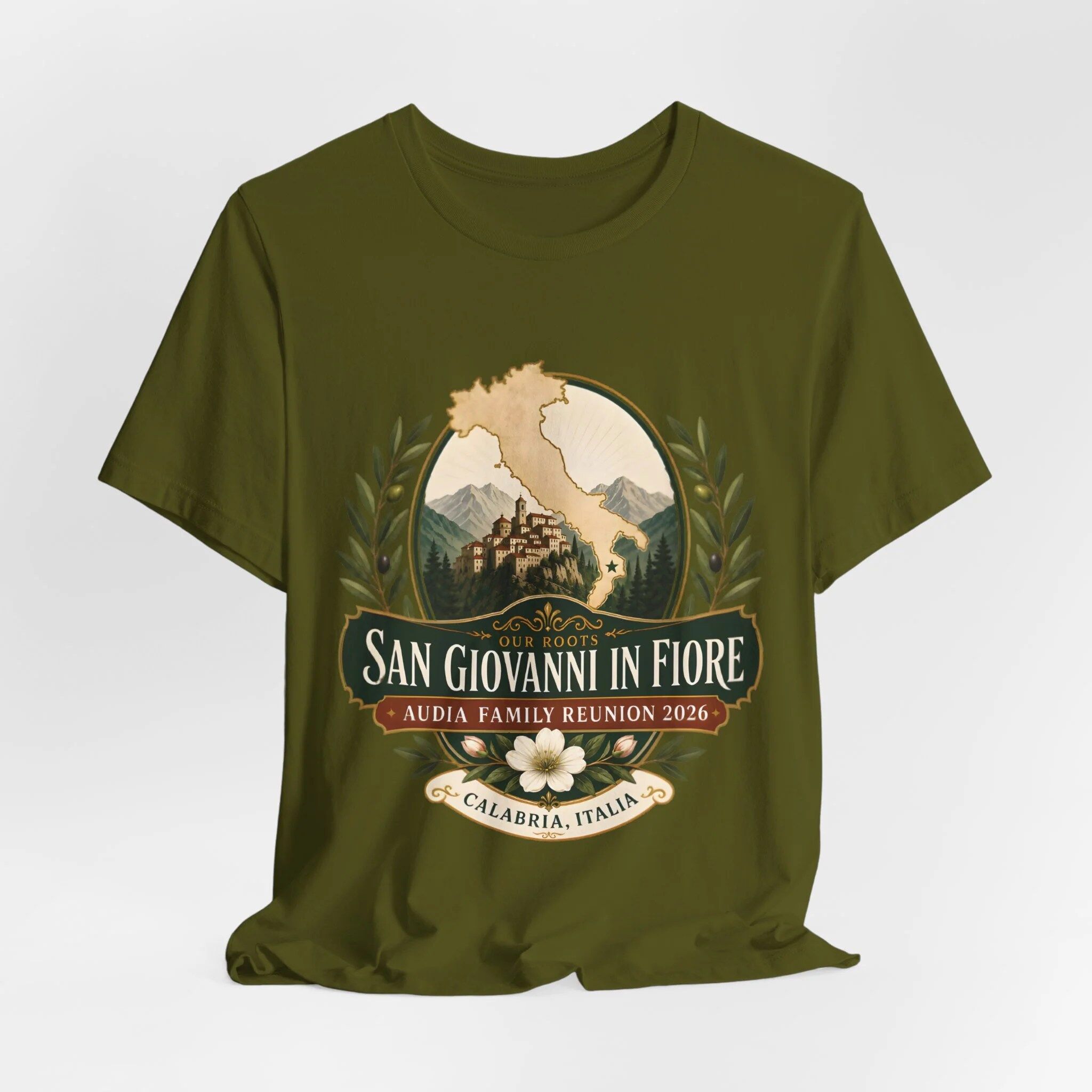 Audia Family Reunion T-Shirt - Calabria Heritage 2026 Souvenir - Image 24