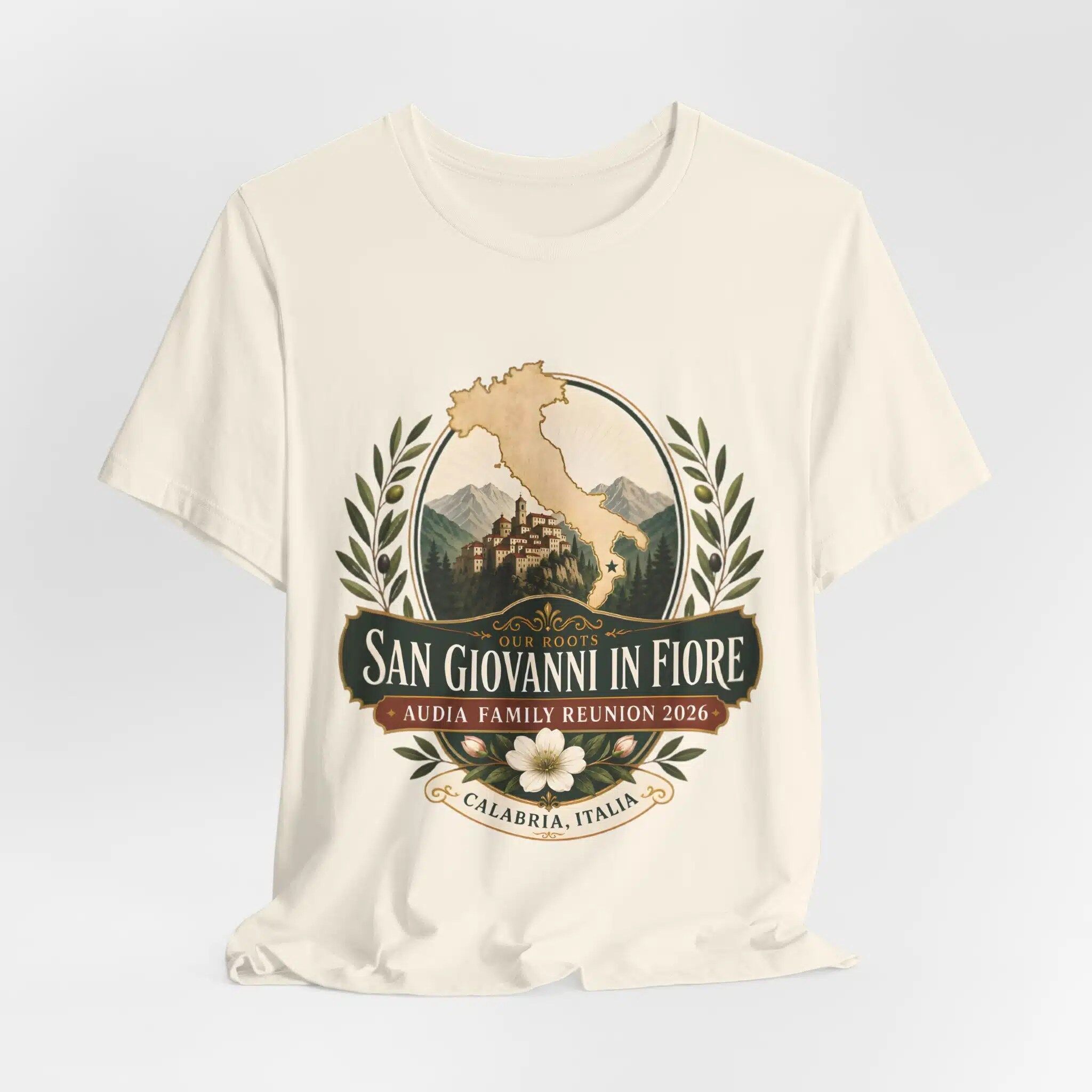 Audia Family Reunion T-Shirt - Calabria Heritage 2026 Souvenir - Image 8