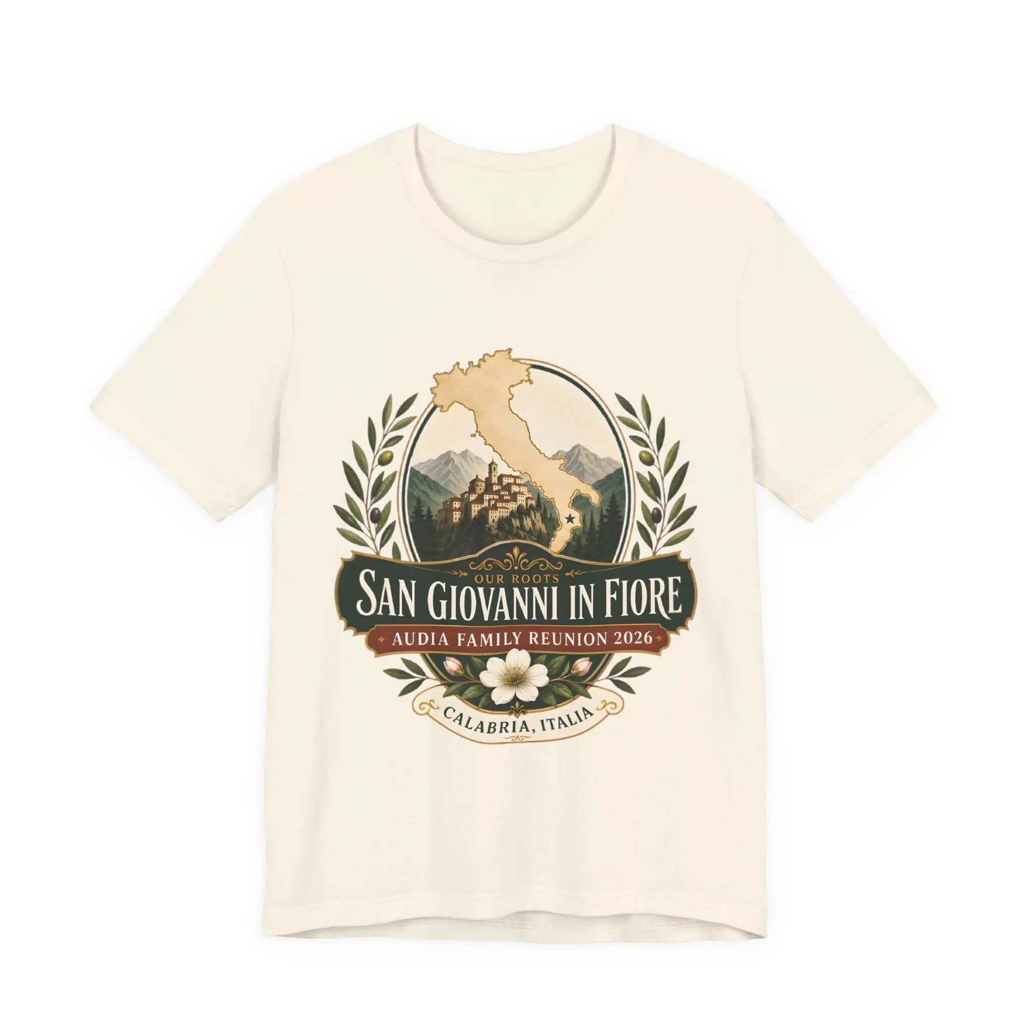 Audia Family Reunion T-Shirt - Calabria Heritage 2026 Souvenir - Image 5