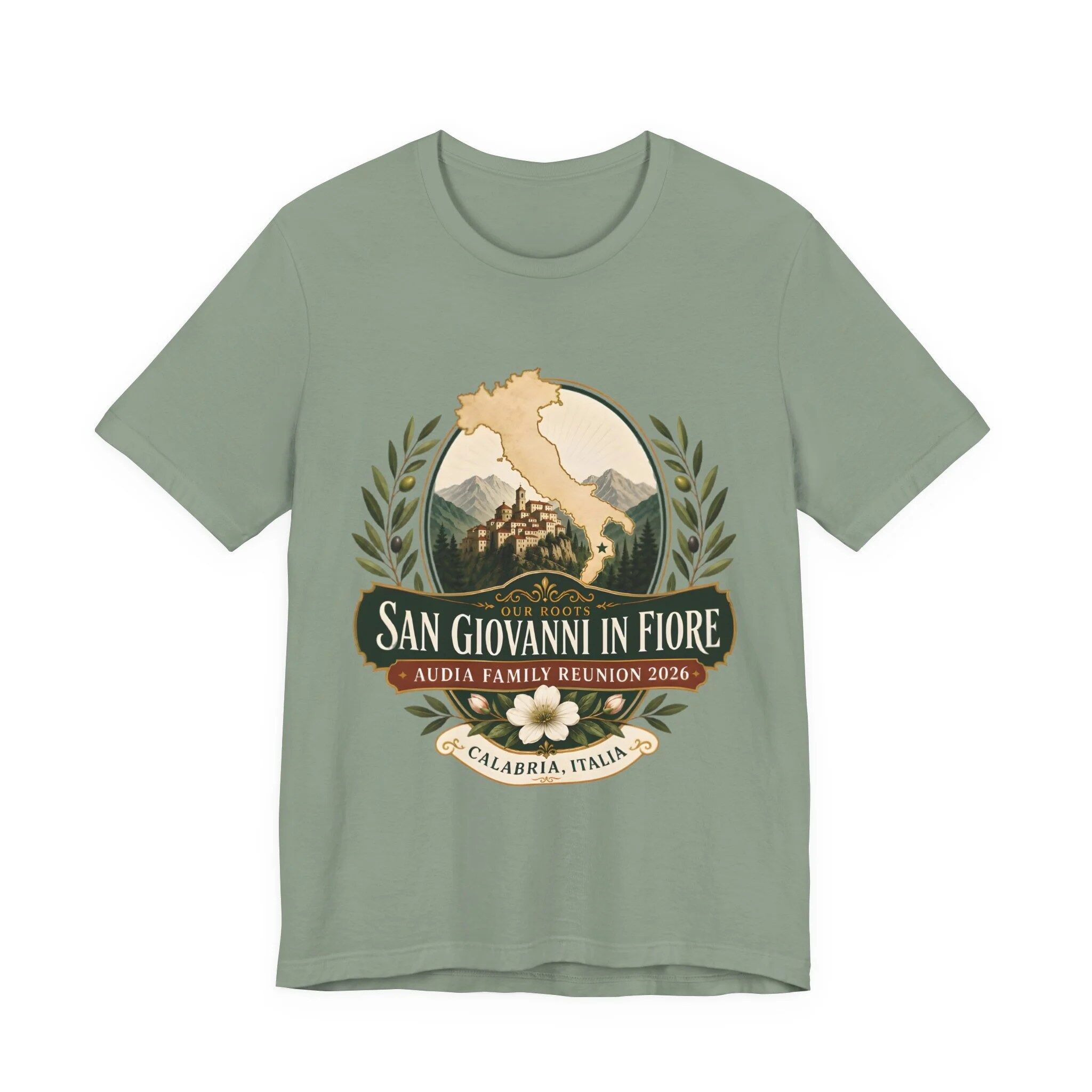 Audia Family Reunion T-Shirt - Calabria Heritage 2026 Souvenir - Image 25