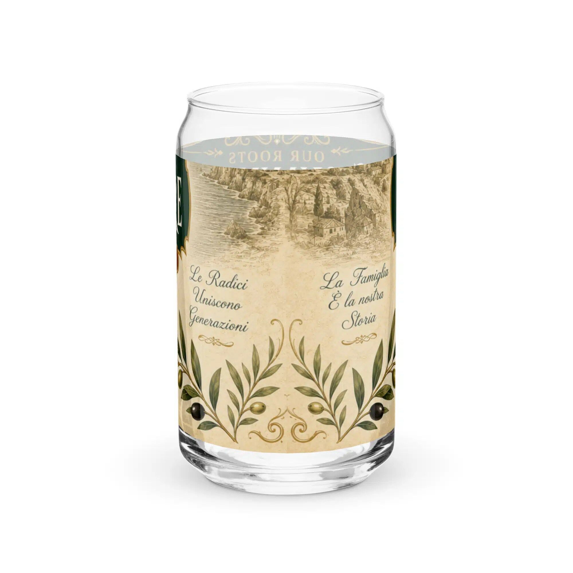 Audia Family Reunion 2026 – Calabria Heritage Can-shaped glass 16 oz. - Image 6