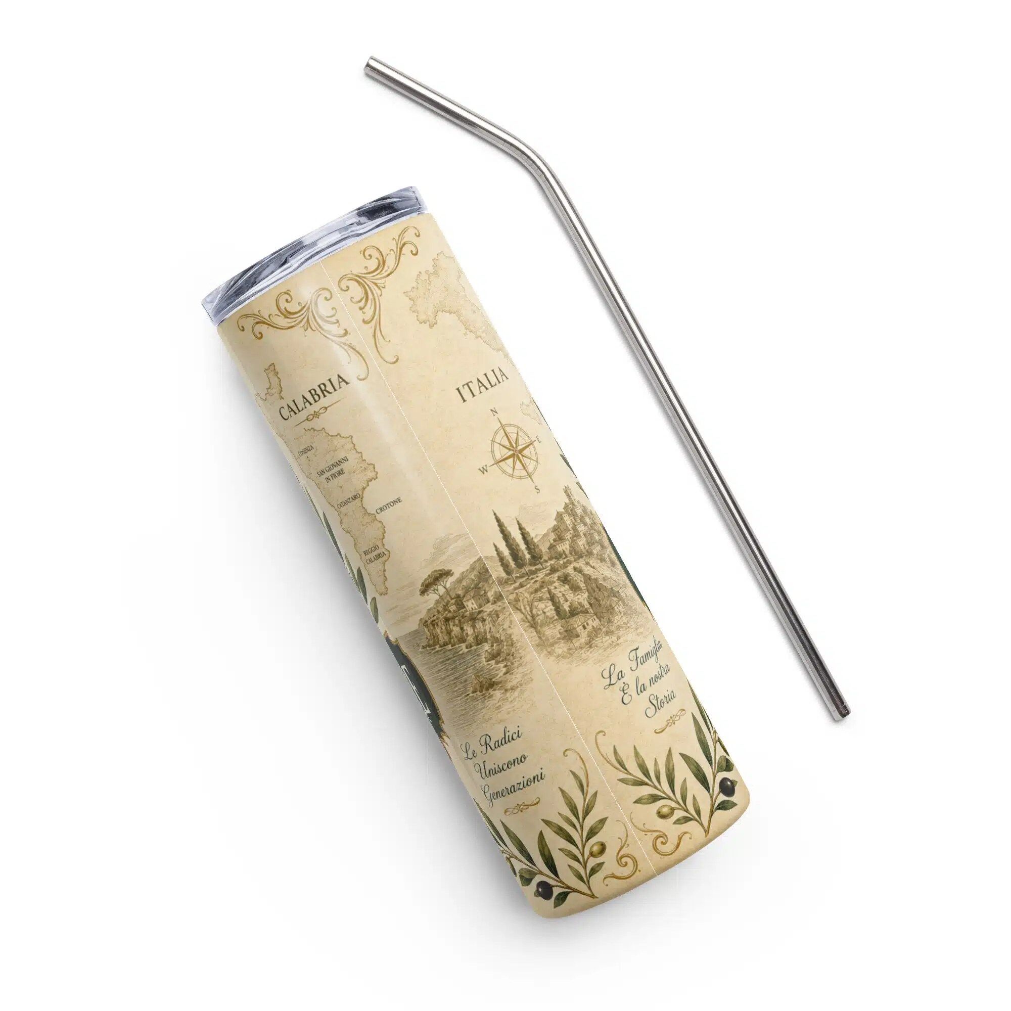 Audia Family Reunion 2026 20oz Stainless Steel Tumbler – Calabria Heritage Travel Mug - Image 3