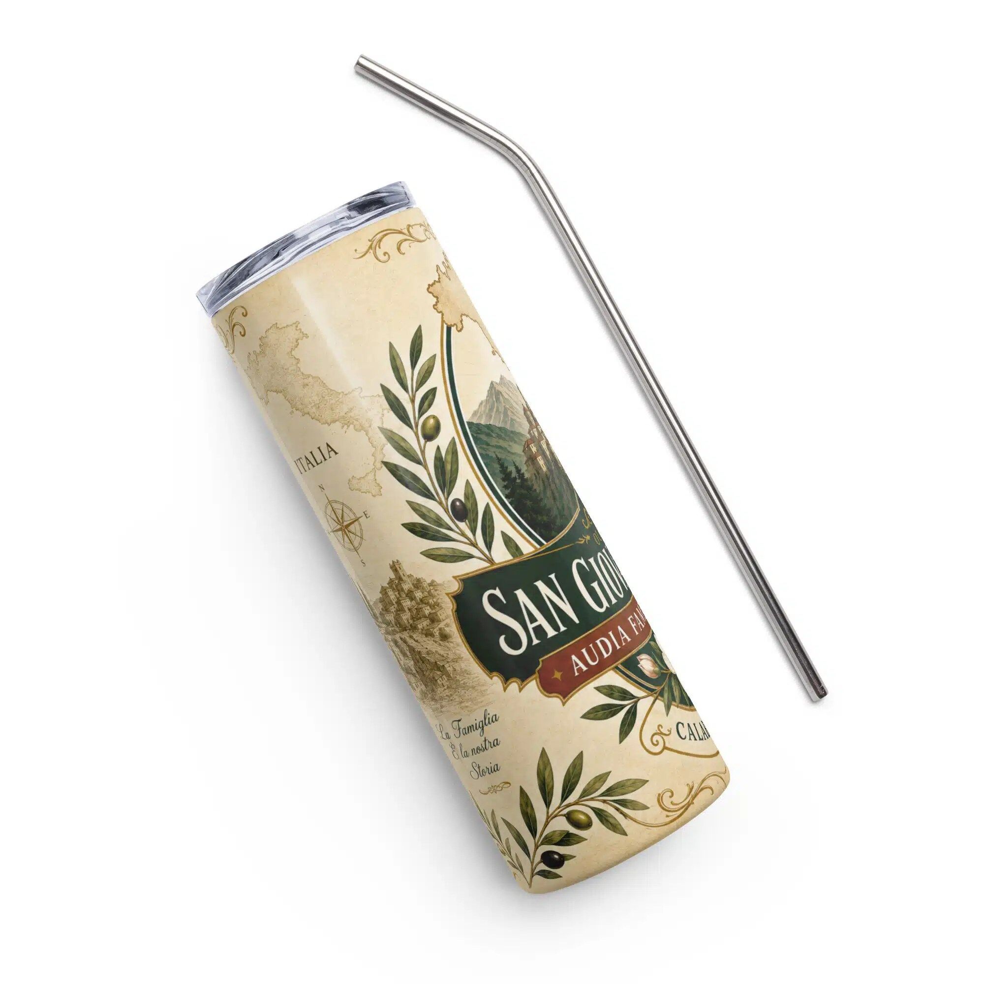 Audia Family Reunion 2026 20oz Stainless Steel Tumbler – Calabria Heritage Travel Mug - Image 4