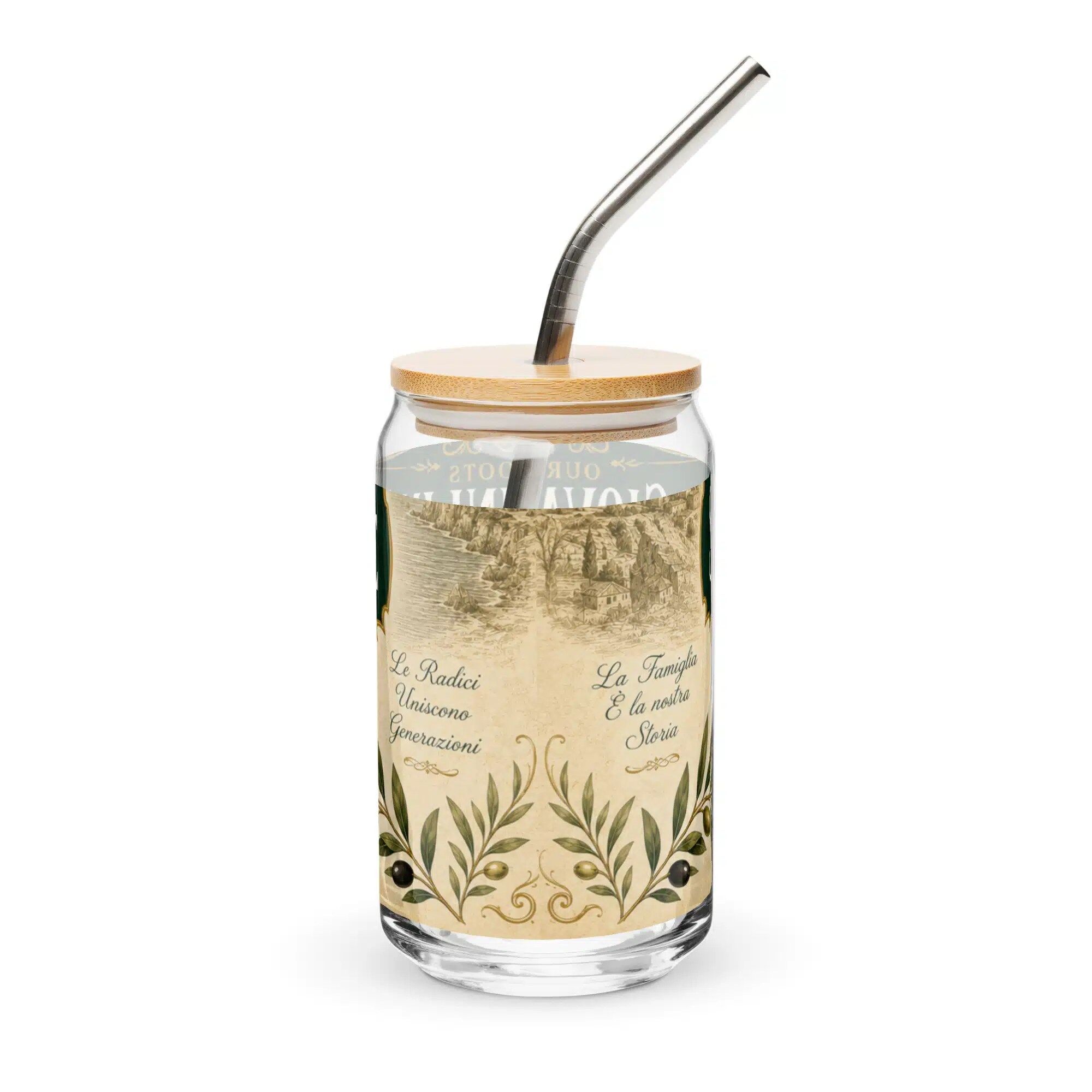 Audia Family Reunion 2026 – Calabria Heritage Can-shaped glass 16 oz. - Image 2